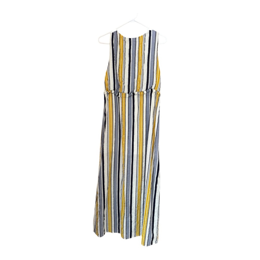 Gilli Maxi Sleeveless Multi Striped Tie Maxi Dress.‎ Women’s Large. - Picture 5 of 6